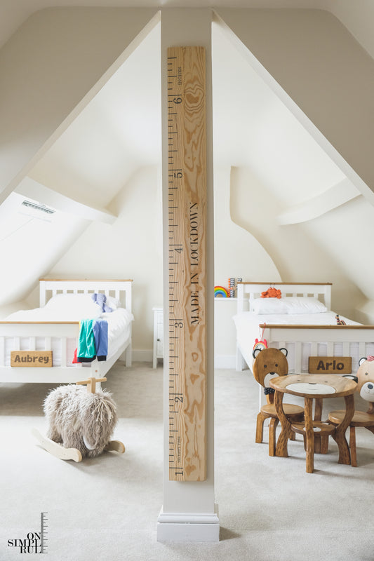 The Skinny One Wooden Ruler - Natural