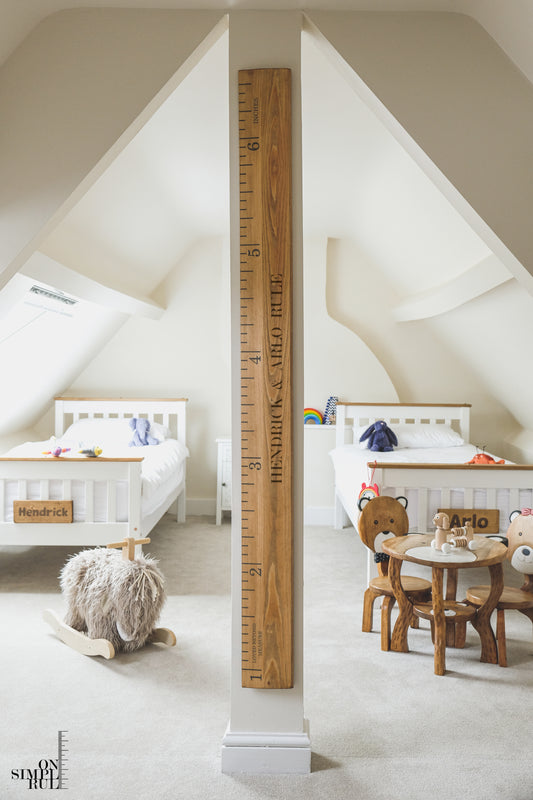 The Skinny One Wooden Ruler - Walnut