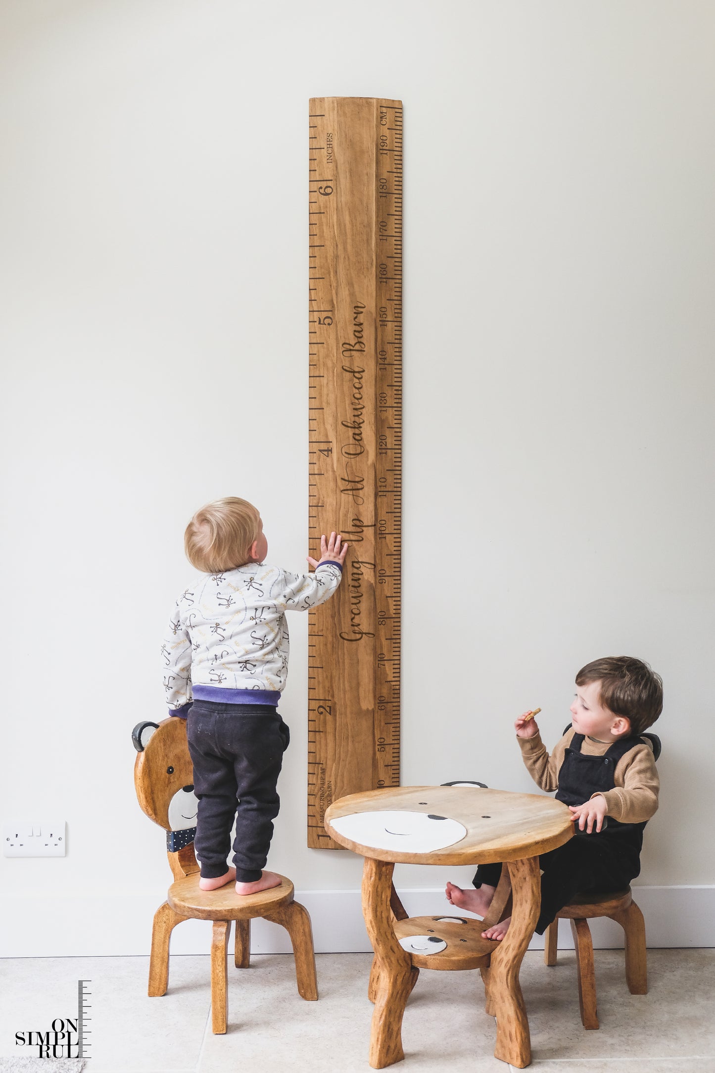 The Original One Wooden Ruler - Oak