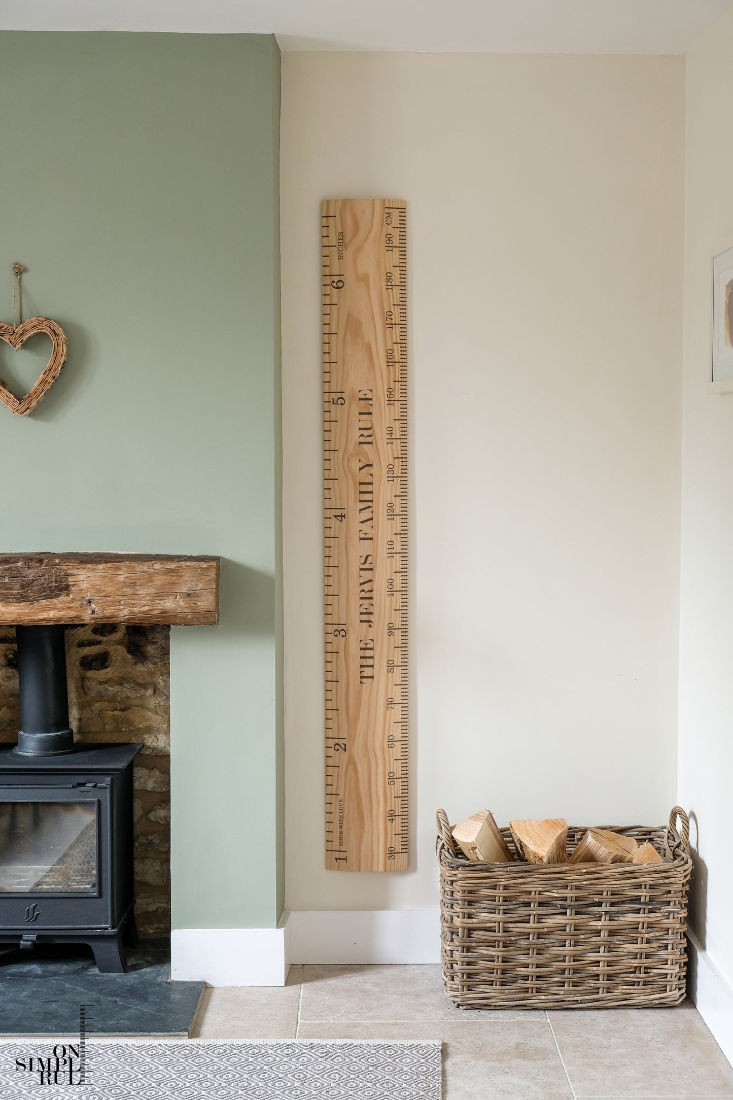 The Original One Wooden Ruler - Natural