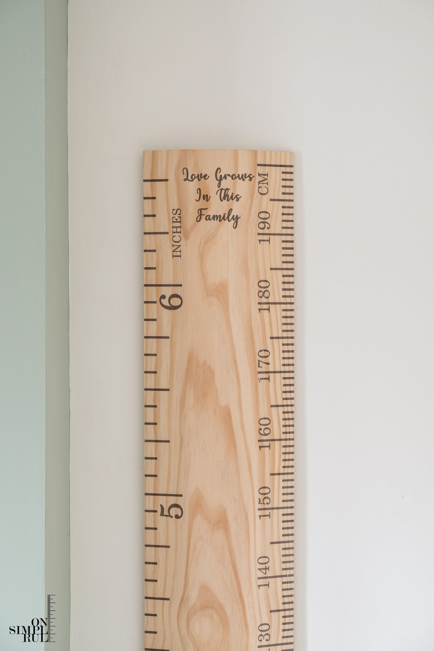The Original One Wooden Ruler - Natural