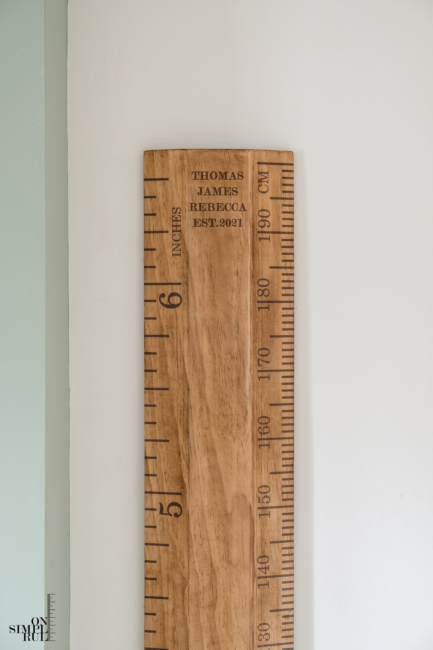 The Original One Wooden Ruler - Oak