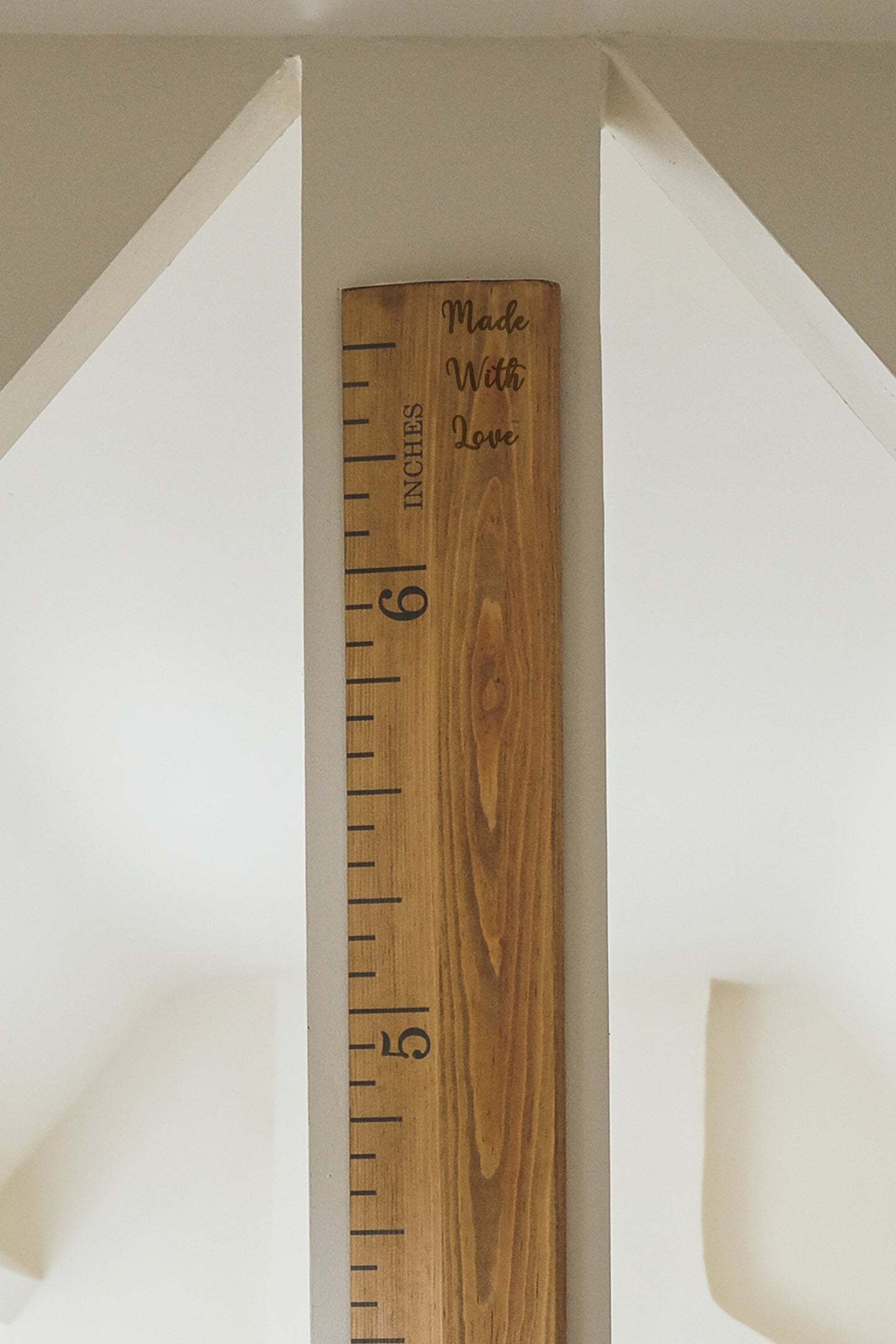 The Skinny One Wooden Ruler - Walnut