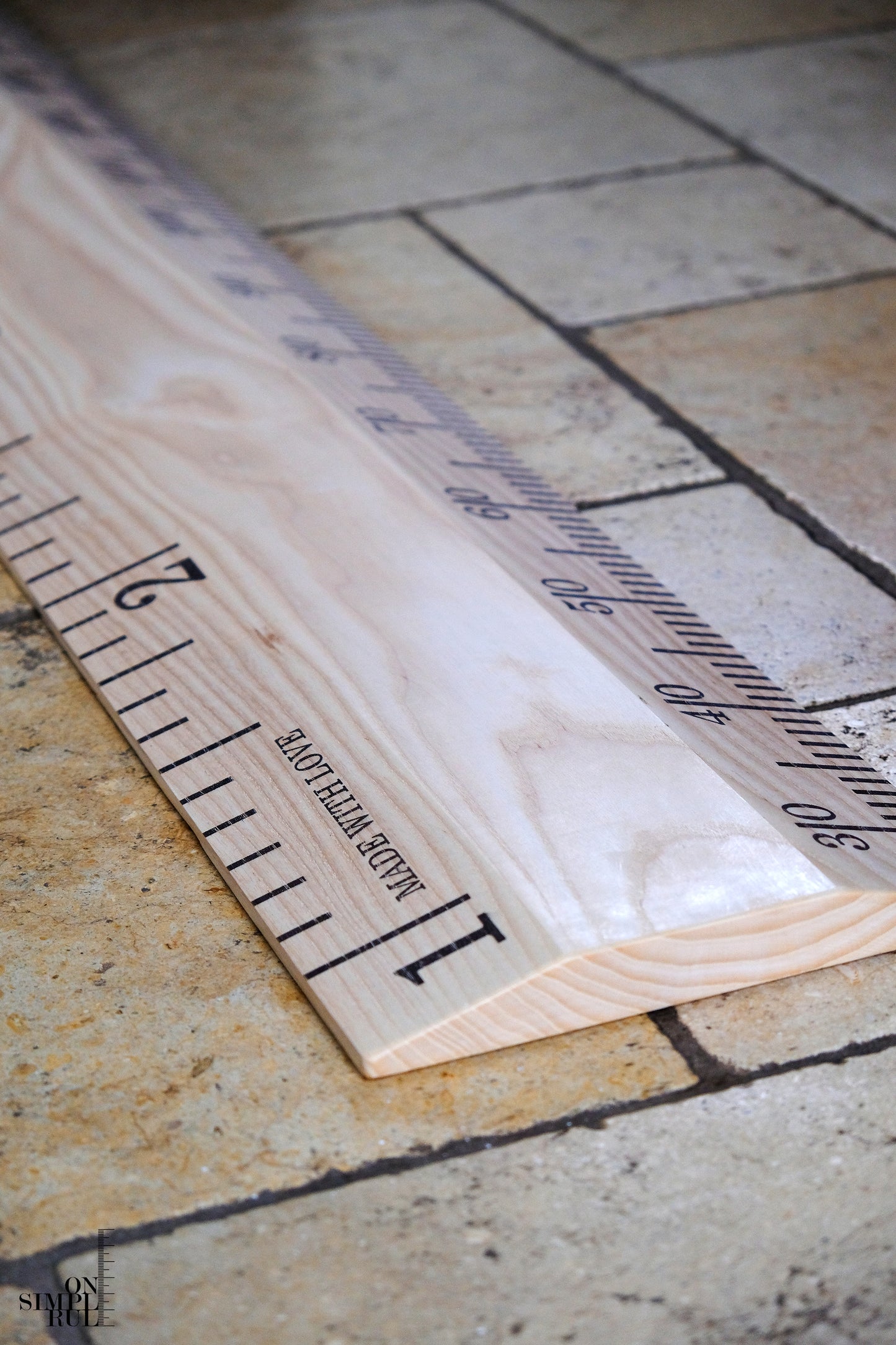 The Premium One Solid Ash Wood Ruler
