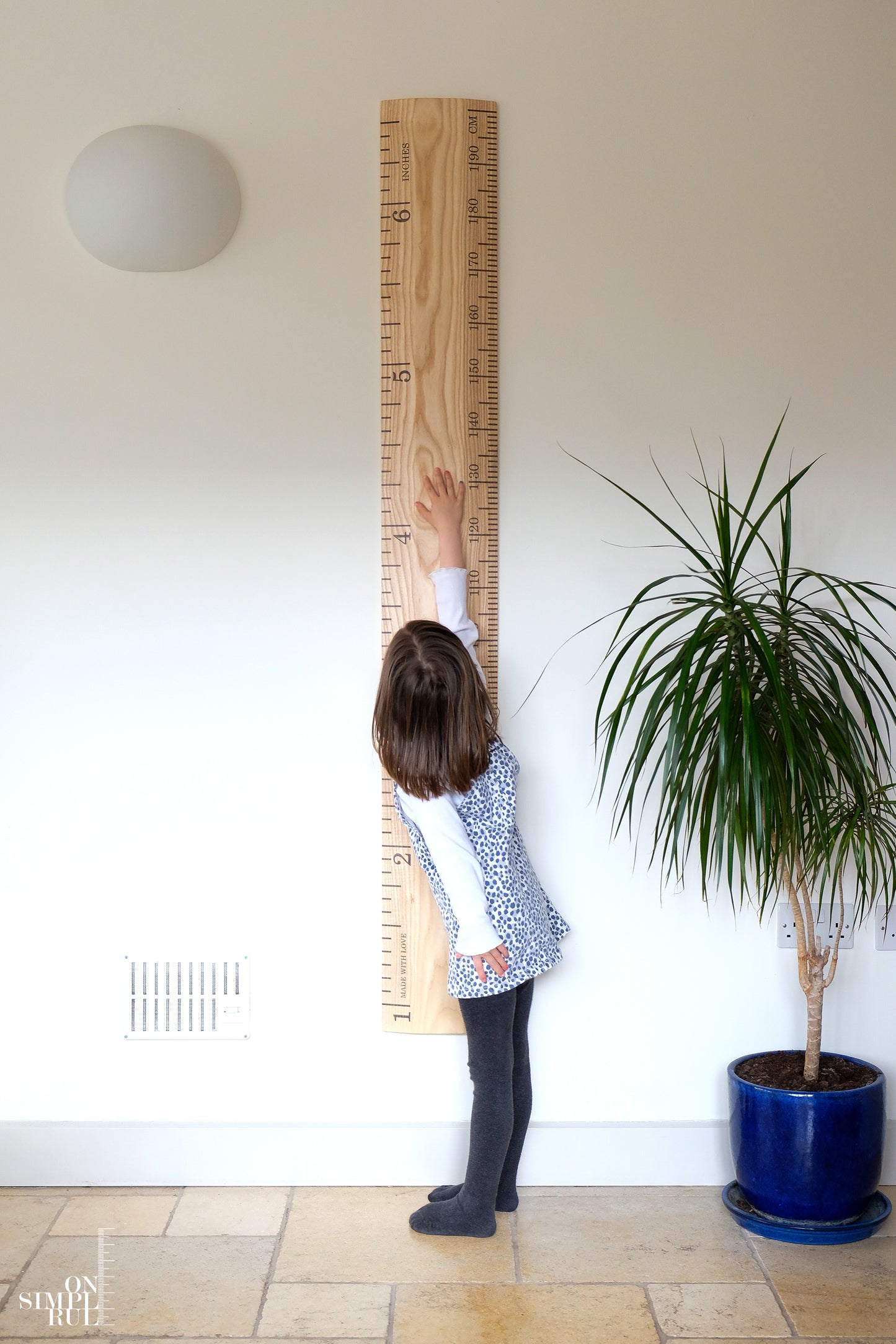 The Premium One Solid Ash Wood Ruler
