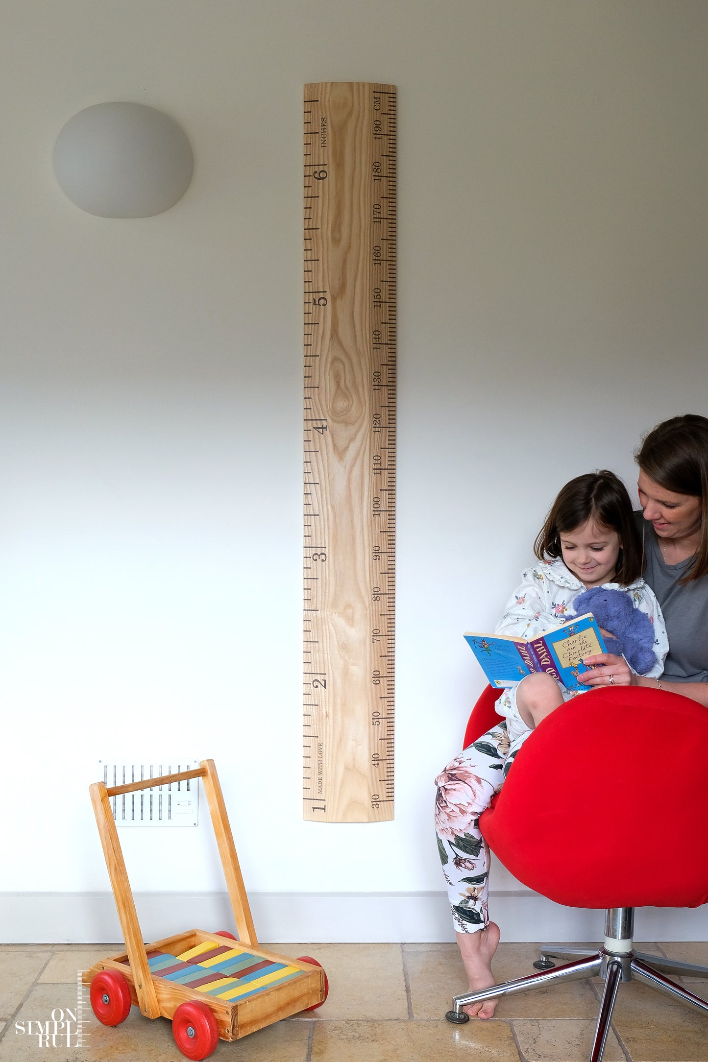 The Premium One Solid Ash Wood Ruler