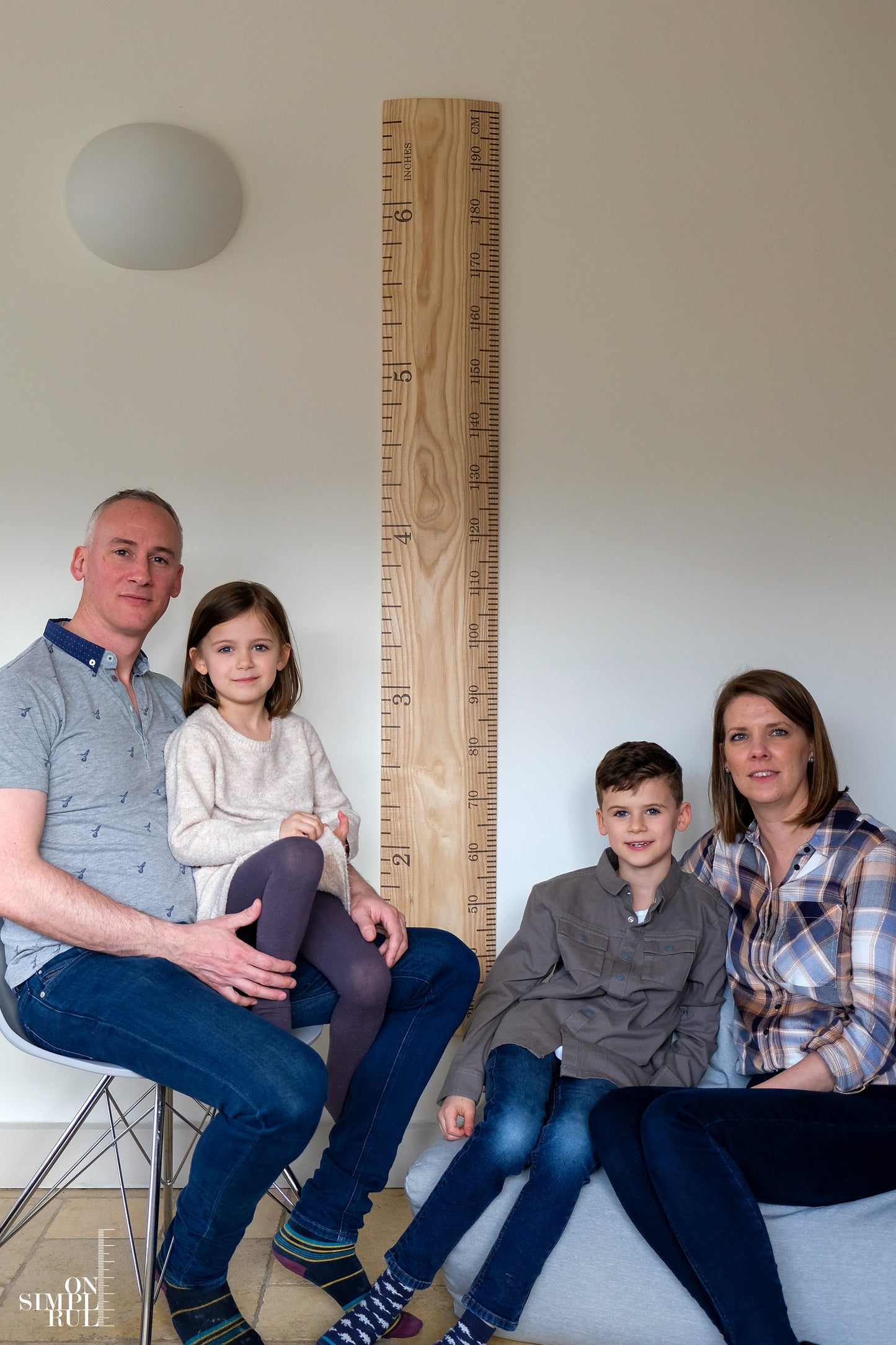 The Premium One Solid Ash Wood Ruler