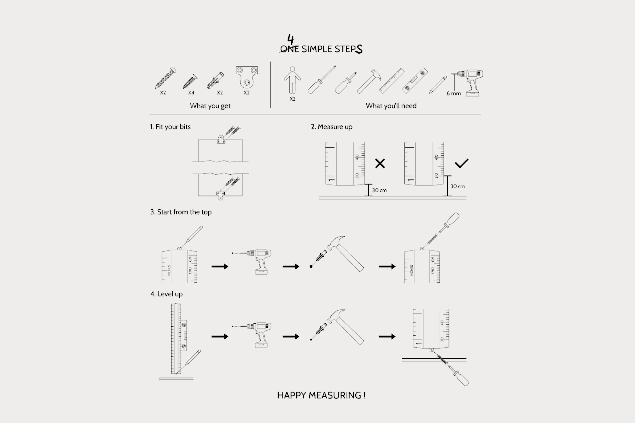 Bagy Rulers 4 simple steps to go... – One Simple Rule