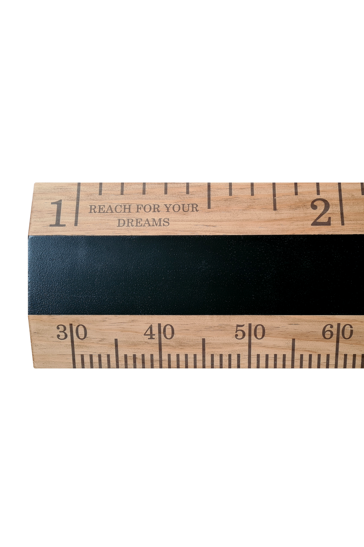 The Chalkboard One Wooden Ruler - Walnut