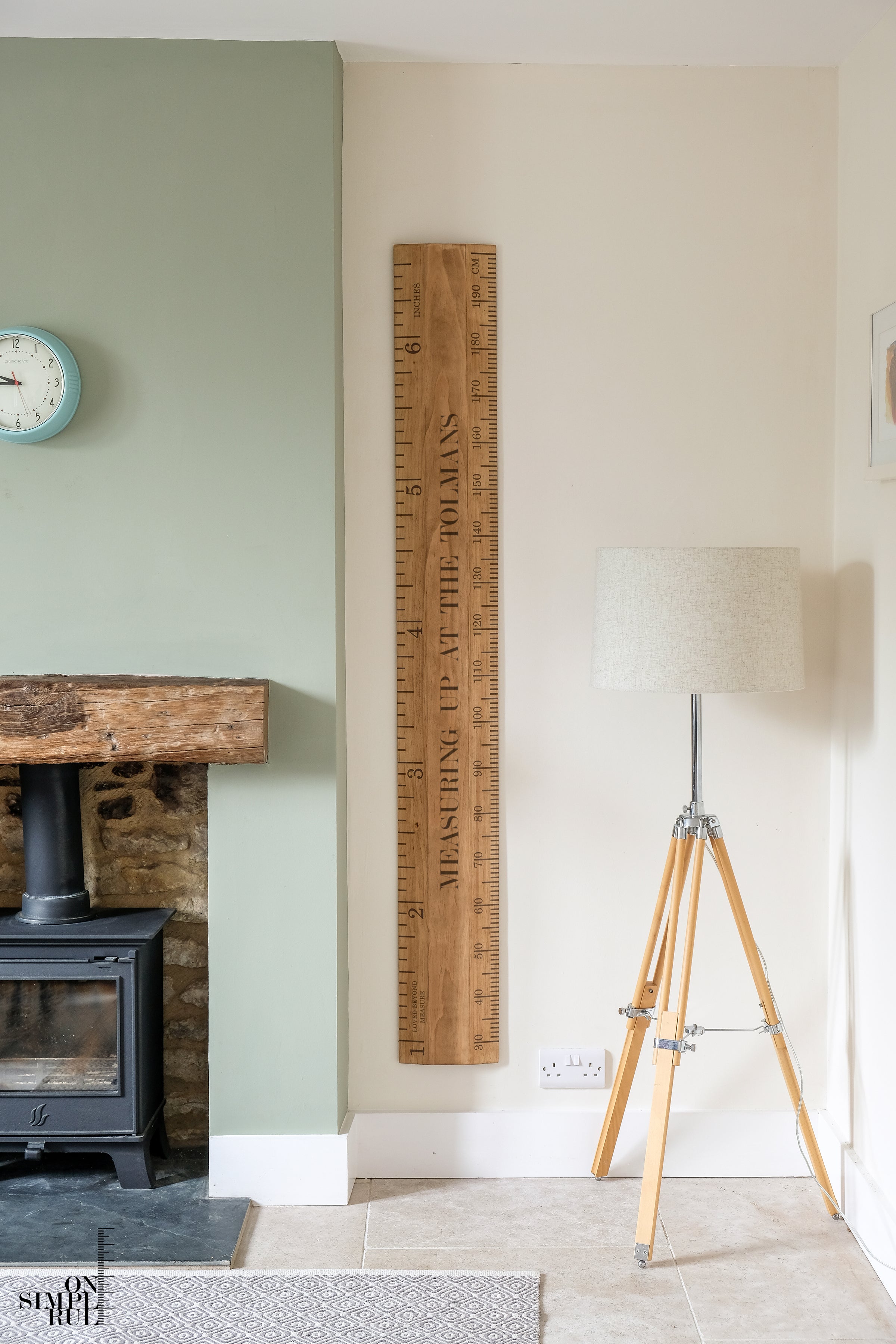 The Original One Wooden Ruler - Walnut – One Simple Rule